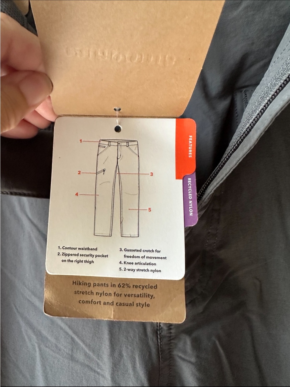 Patagonia Gray Cargo Pants — Straight-Leg Utility - Picture 6 of 7